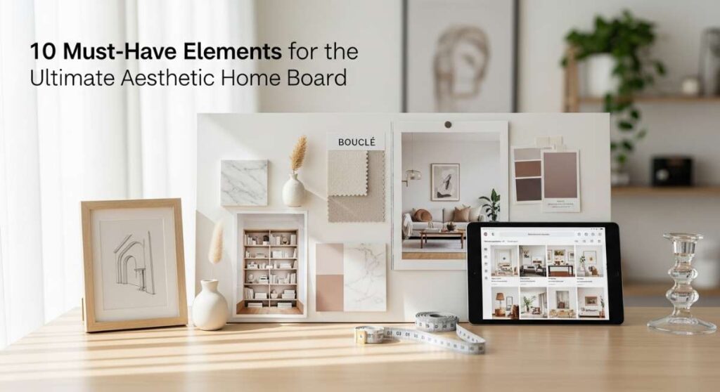 featured: 10 must have elements for the ultimate aesthetic home board