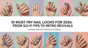 featured: 10 must try nail looks for 2026: from sci fi tips to retro revivals