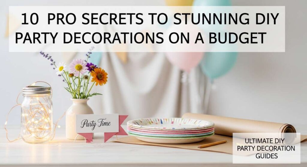 featured: 10 pro secrets to stunning diy party decorations on a budget