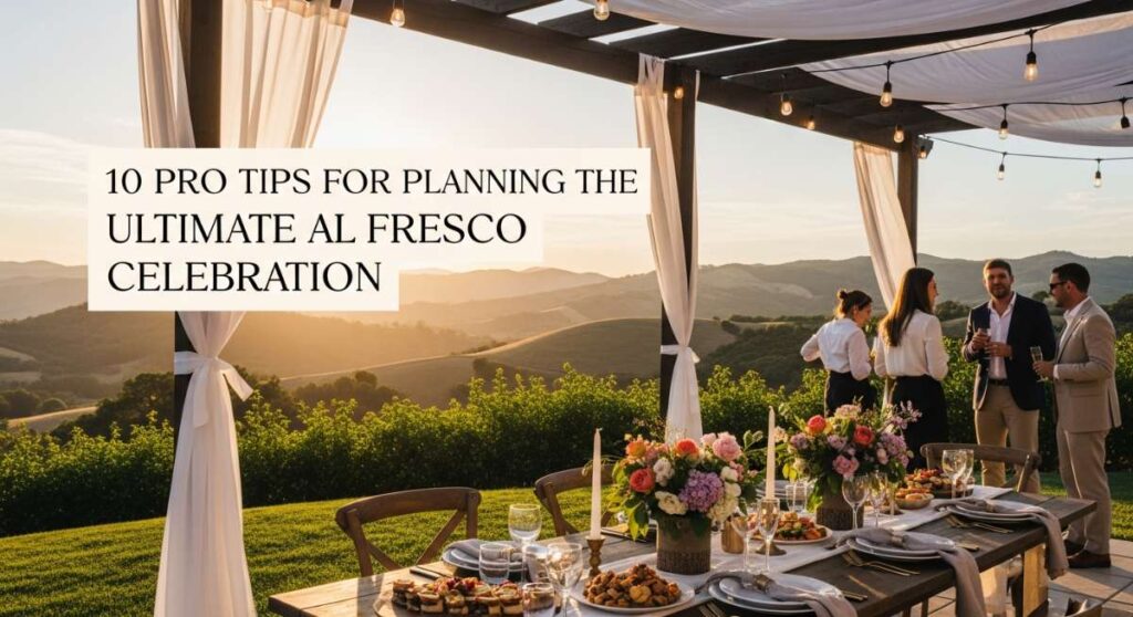 10 Pro Tips for Planning the Ultimate Al Fresco Celebration featured: 10 pro tips for planning the ultimate al fresco celebration