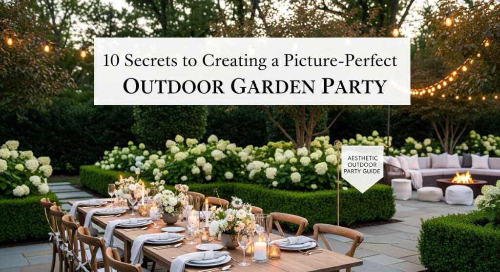 featured: 10 secrets to creating a picture perfect outdoor garden party