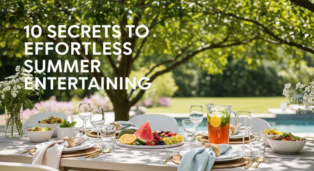 featured: 10 secrets to effortless summer entertaining