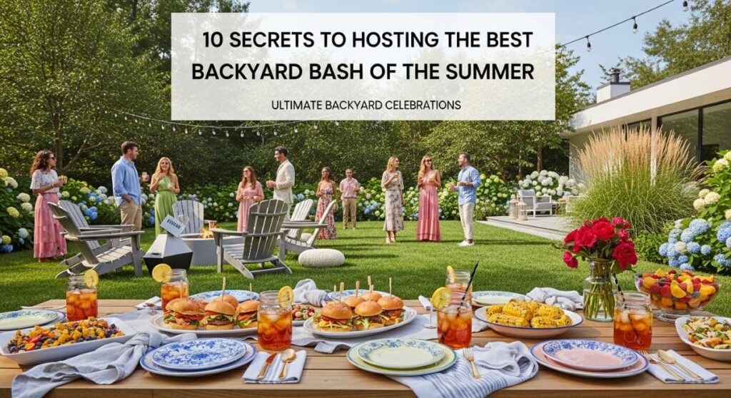 featured: 10 secrets to hosting the best backyard bash of the summer