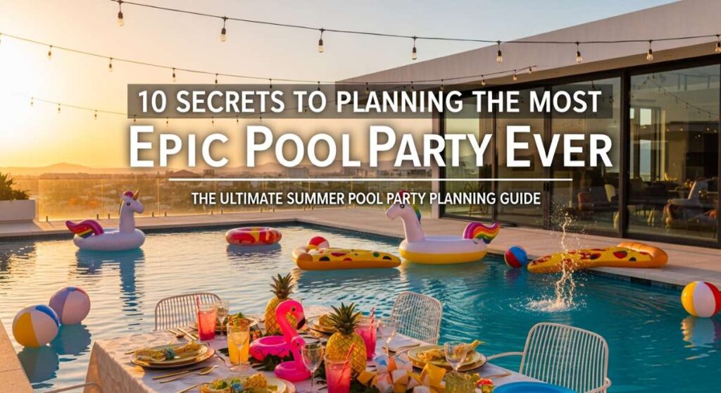 featured: 10 secrets to planning the most epic pool party ever