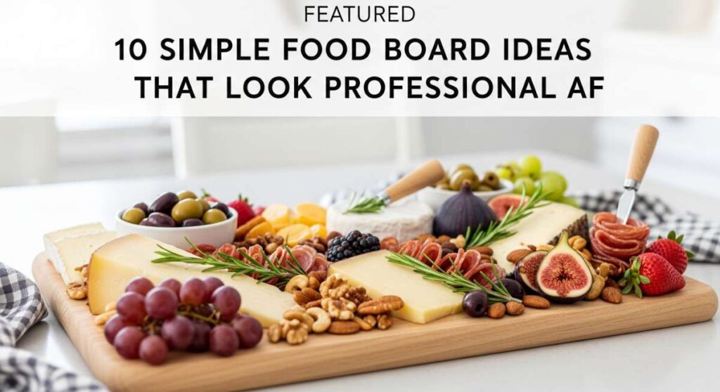 featured: 10 simple food board ideas that look professional af