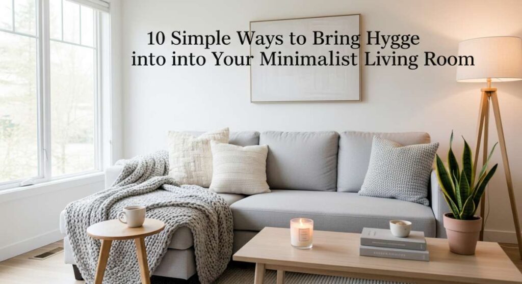 featured: 10 simple ways to bring hygge into your minimalist living room