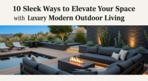 featured: 10 sleek ways to elevate your space with luxury modern outdoor living