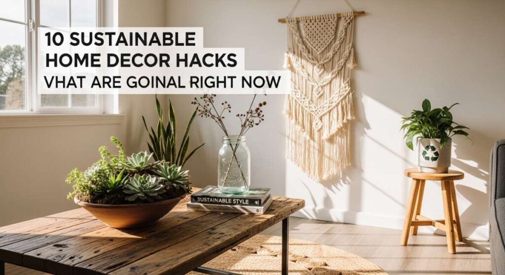 featured: 10 sustainable home decor hacks that are going viral right now