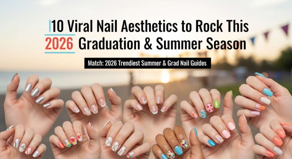 featured: 10 viral nail aesthetics to rock this 2026 graduation & summer season