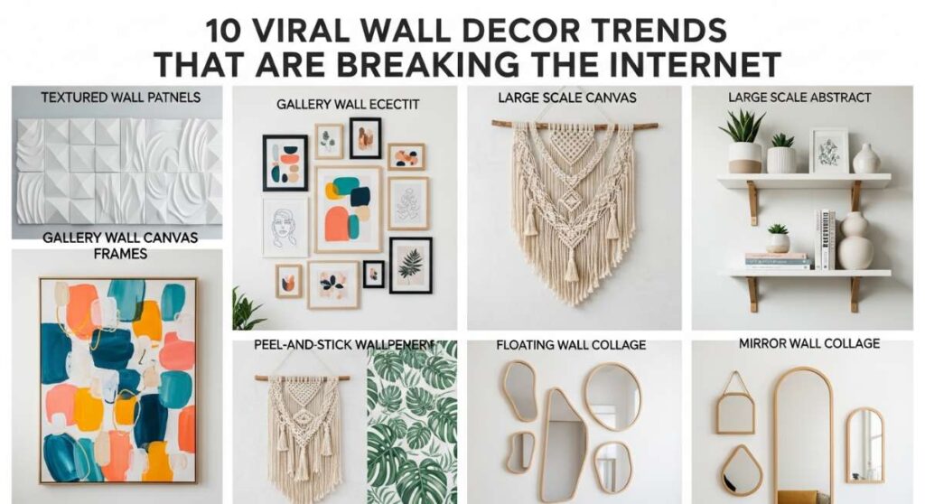 featured: 10 viral wall decor trends that are breaking the internet