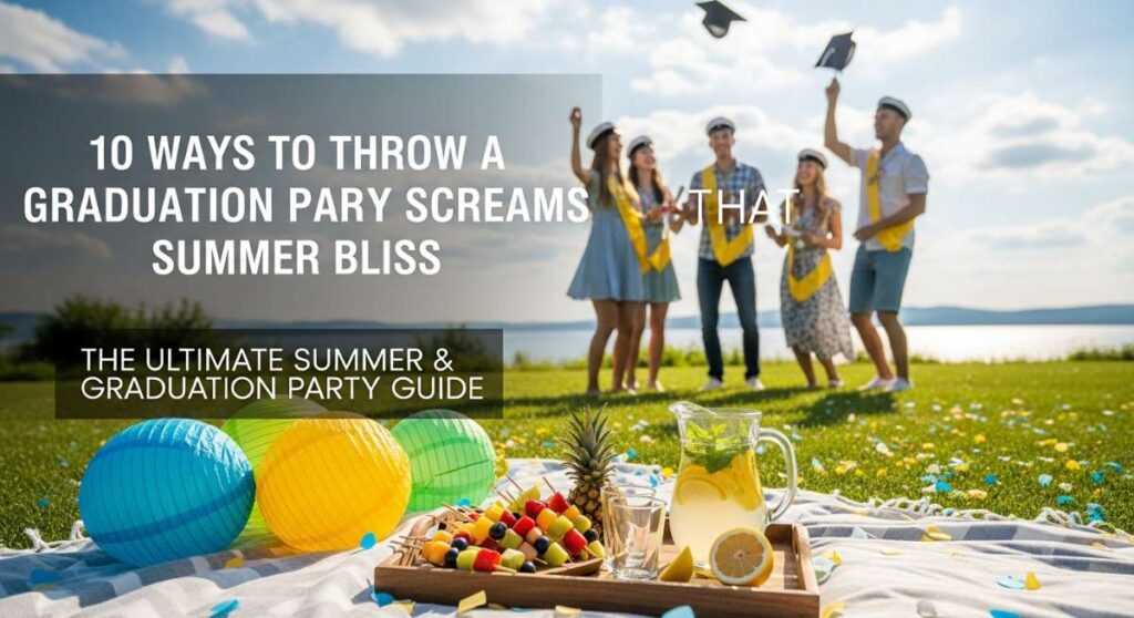 featured: 10 ways to throw a graduation party that screams summer bliss