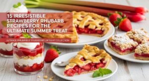 featured: 15 irresistible strawberry rhubarb recipes for the ultimate summer treat