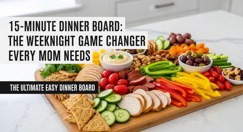 15-Minute Dinner Board: The Weeknight Game Changer Every Mom Needs featured: 15 minute dinner board: the weeknight game changer every mom needs