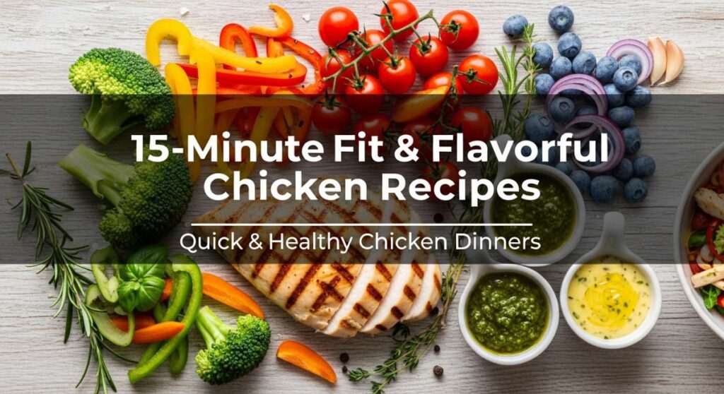 featured: 15 minute fit & flavorful chicken recipes
