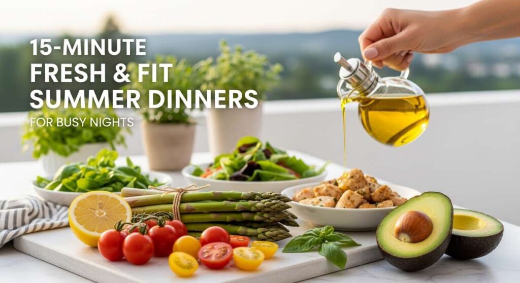 featured: 15 minute fresh & fit summer dinners for busy nights