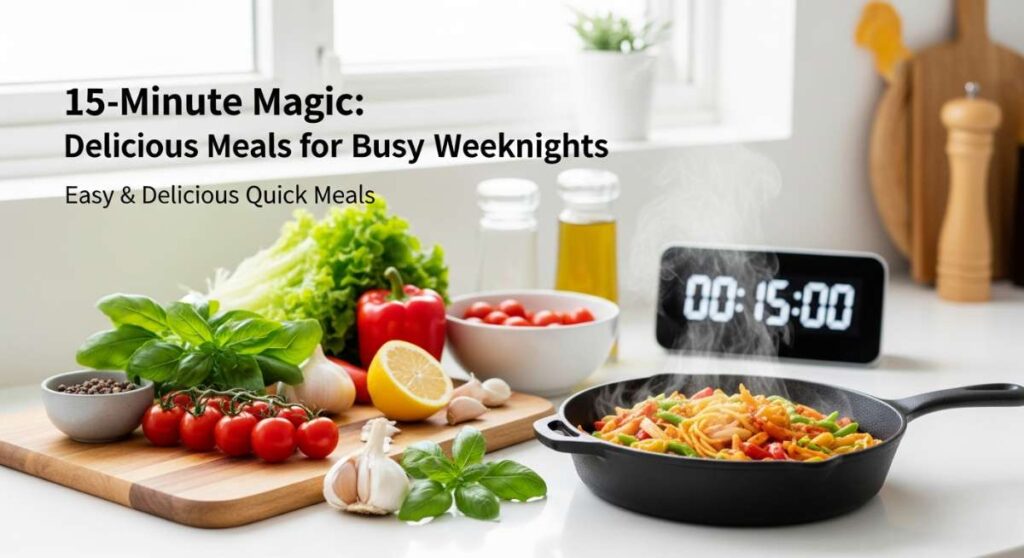 featured: 15 minute magic: delicious meals for busy weeknights