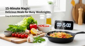 featured: 15 minute magic: delicious meals for busy weeknights