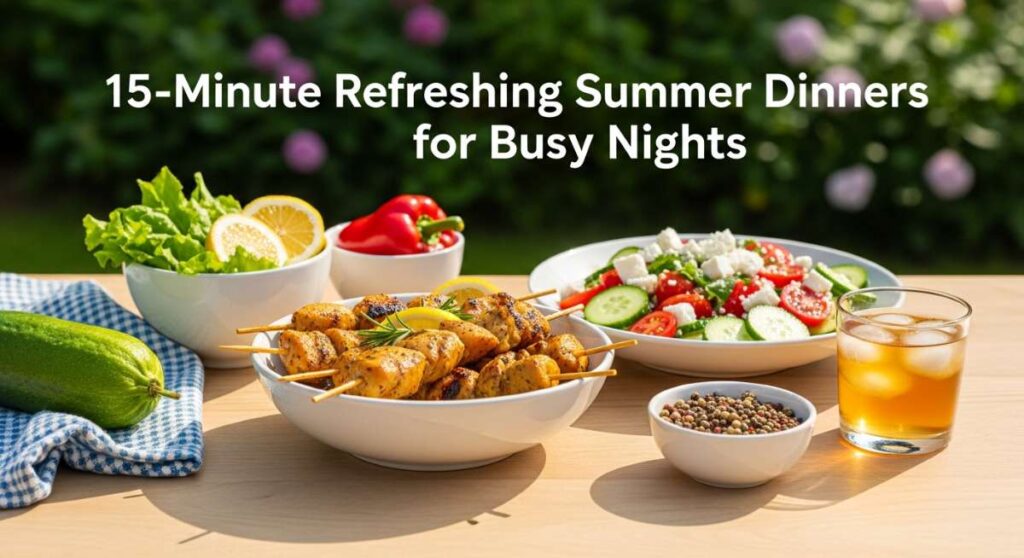 featured: 15 minute refreshing summer dinners for busy nights