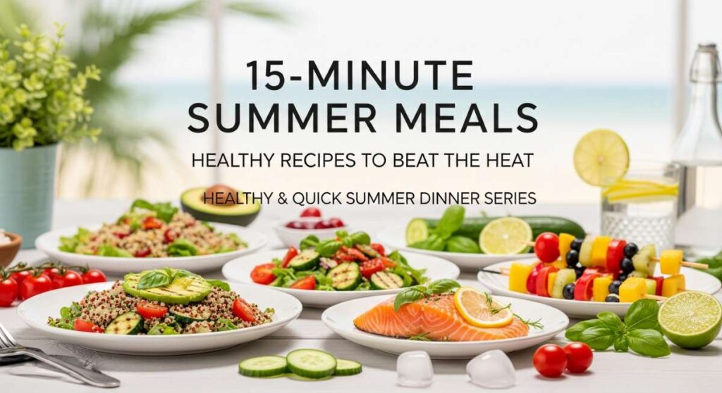 featured: 15 minute summer meals: healthy recipes to beat the heat