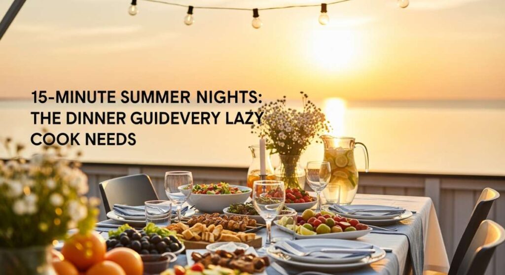 featured: 15 minute summer nights: the dinner guide every lazy cook needs
