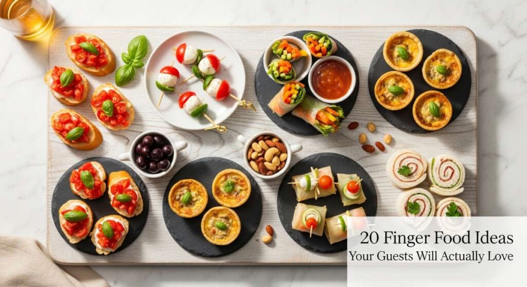featured: 20 finger food ideas your guests will actually love