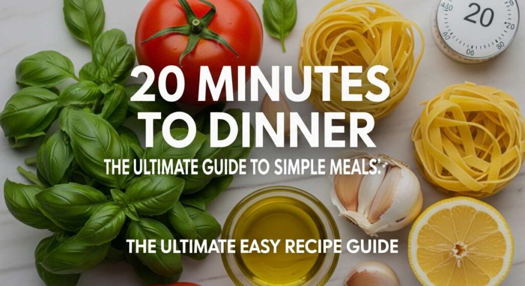 featured: 20 minutes to dinner: the ultimate guide to simple meals