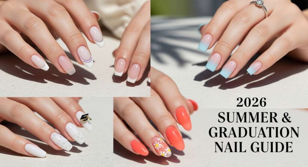 featured: 2026 graduation nails: trends for the ceremony and the summer after