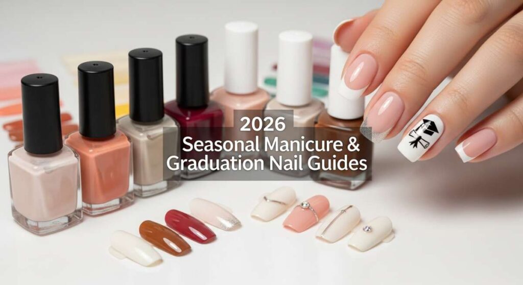 featured: 2026 mani edit: trending seasonal colors and graduation ready styles