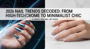 featured: 2026 nail trends decoded: from high tech chrome to minimalist chic
