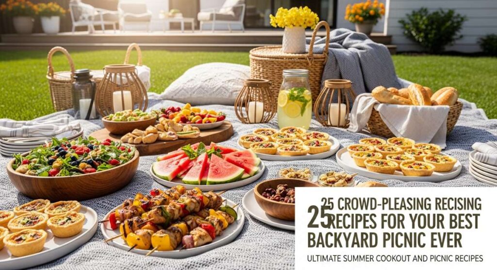 featured: 25 crowd pleasing recipes for your best backyard picnic ever