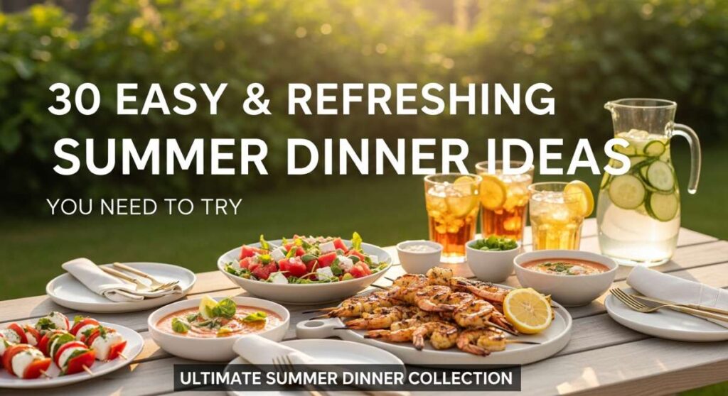 featured: 30 easy & refreshing summer dinner ideas you need to try
