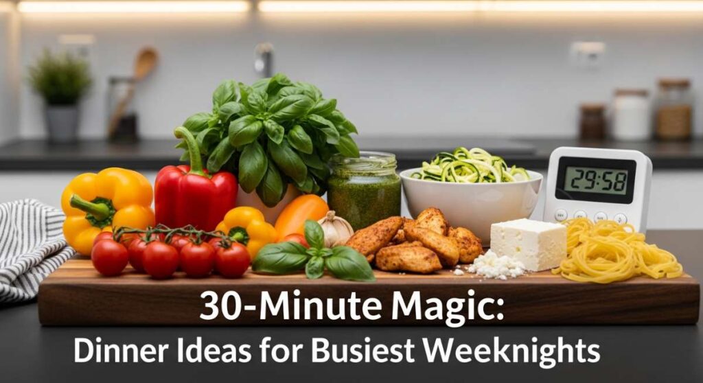 featured: 30 minute magic: dinner ideas for your busiest weeknights