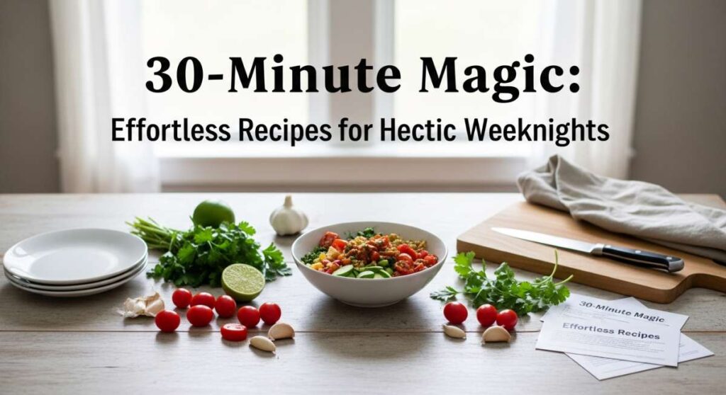 30-Minute Magic: Effortless Recipes for Hectic Weeknights featured: 30 minute magic: effortless recipes for hectic weeknights