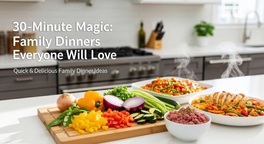 featured: 30 minute magic: family dinners everyone will love