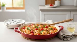 featured: 30 minute magic: the ultimate one pot shrimp and orzo
