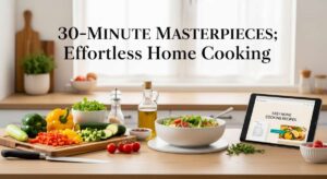 featured: 30 minute masterpieces: effortless home cooking