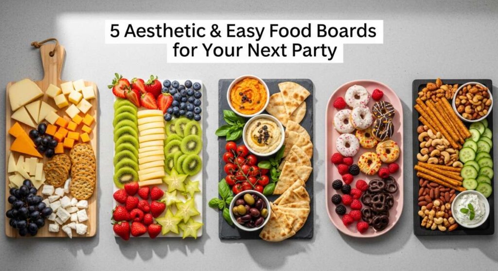 featured: 5 aesthetic & easy food boards for your next party
