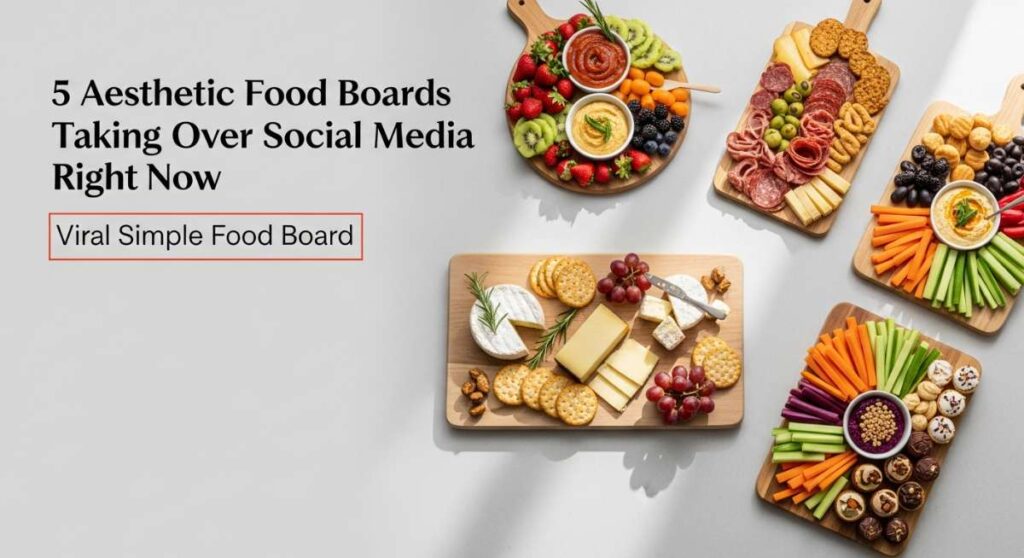 featured: 5 aesthetic food boards taking over social media right now