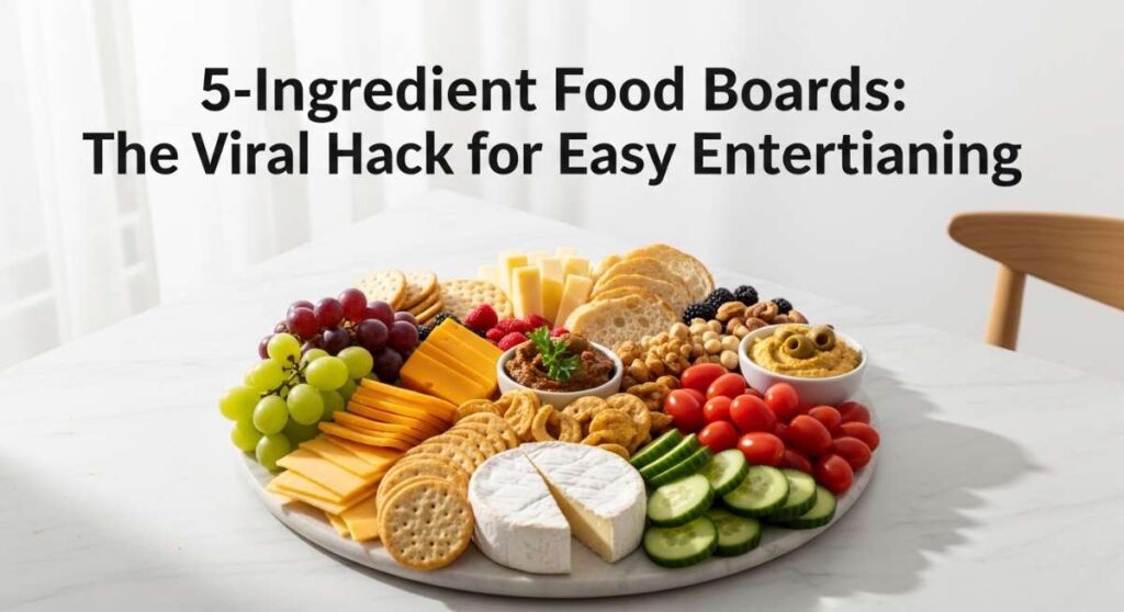 featured: 5 ingredient food boards: the viral hack for easy entertaining