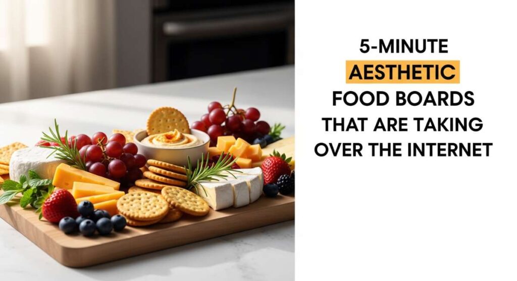 featured: 5 minute aesthetic food boards that are taking over the internet