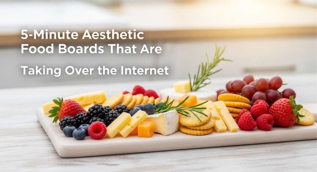 featured: 5 minute aesthetic food boards that are taking over the internet