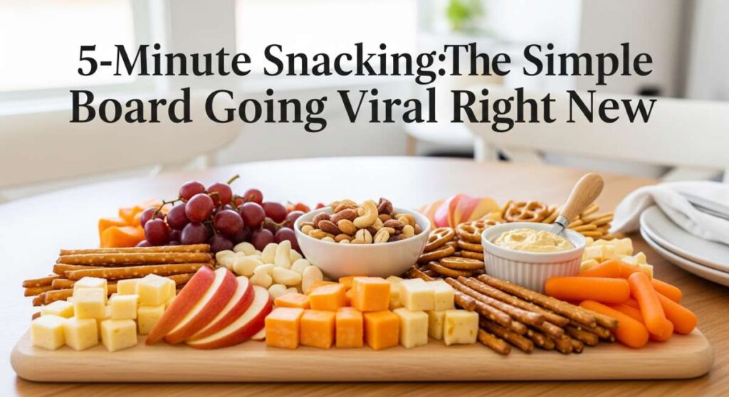 featured: 5 minute snacking: the simple food board going viral right now