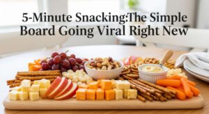 featured: 5 minute snacking: the simple food board going viral right now