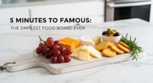 featured: 5 minutes to famous: the simplest food board ever