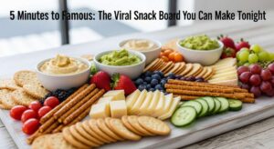 featured: 5 minutes to famous: the viral snack board you can make tonight