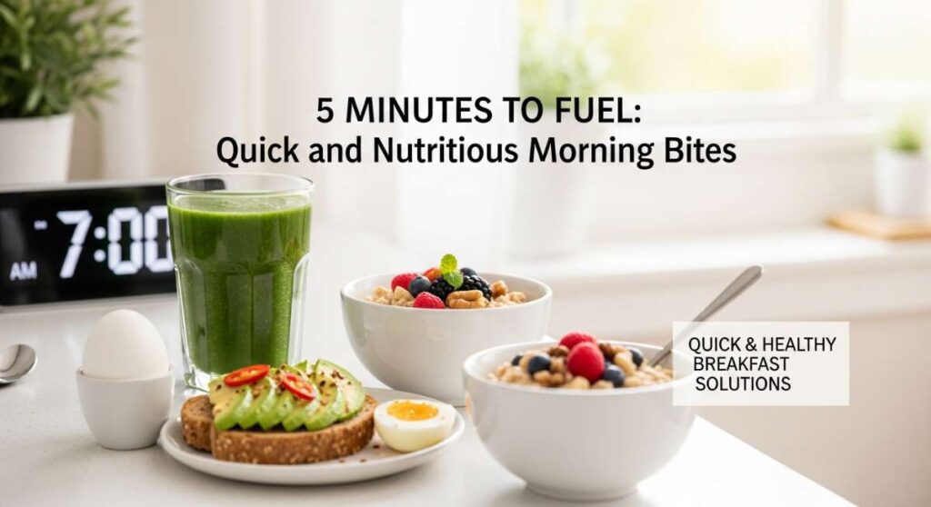 featured: 5 minutes to fuel: quick and nutritious morning bites