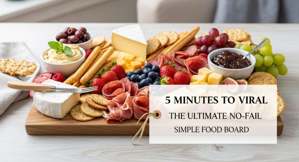 featured: 5 minutes to viral: the ultimate no fail food board