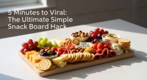 featured: 5 minutes to viral: the ultimate simple snack board hack