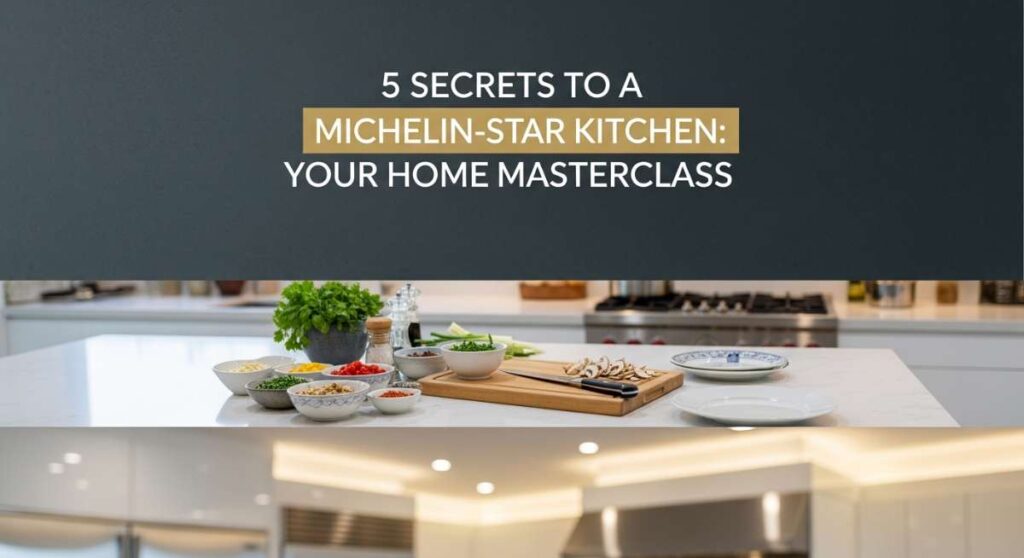 featured: 5 secrets to a michelin star kitchen: your home masterclass
