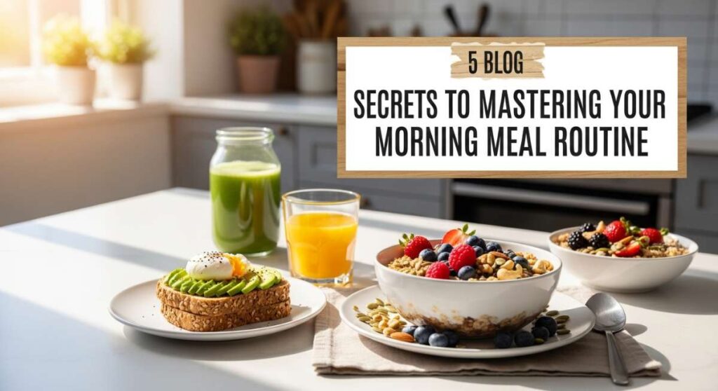 featured: 5 secrets to mastering your morning meal routine
